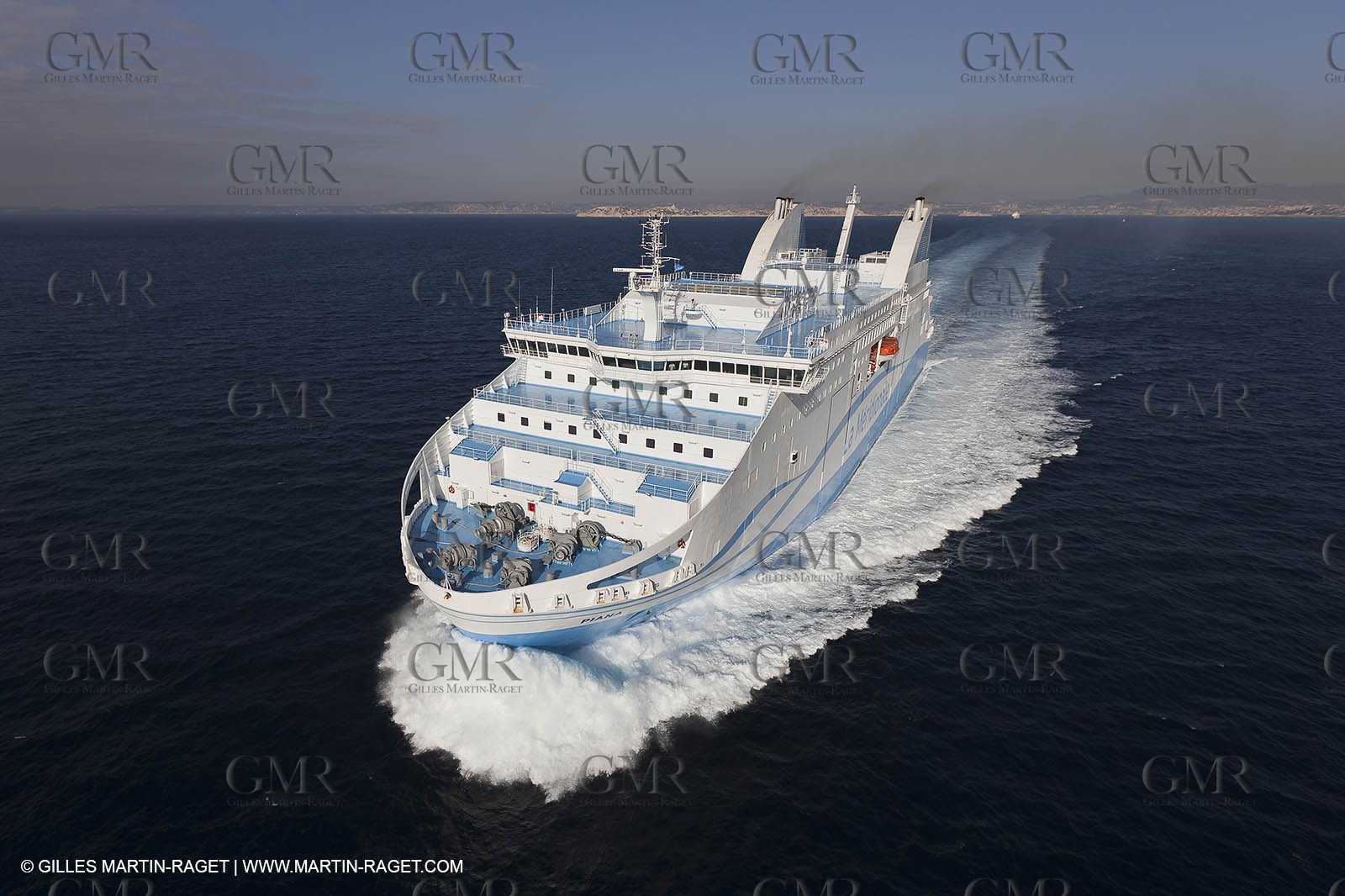 14 01 2012 - Marseille (FRA,13) - La Meridionale shipping company - the Piana off Marseille and the Calanques