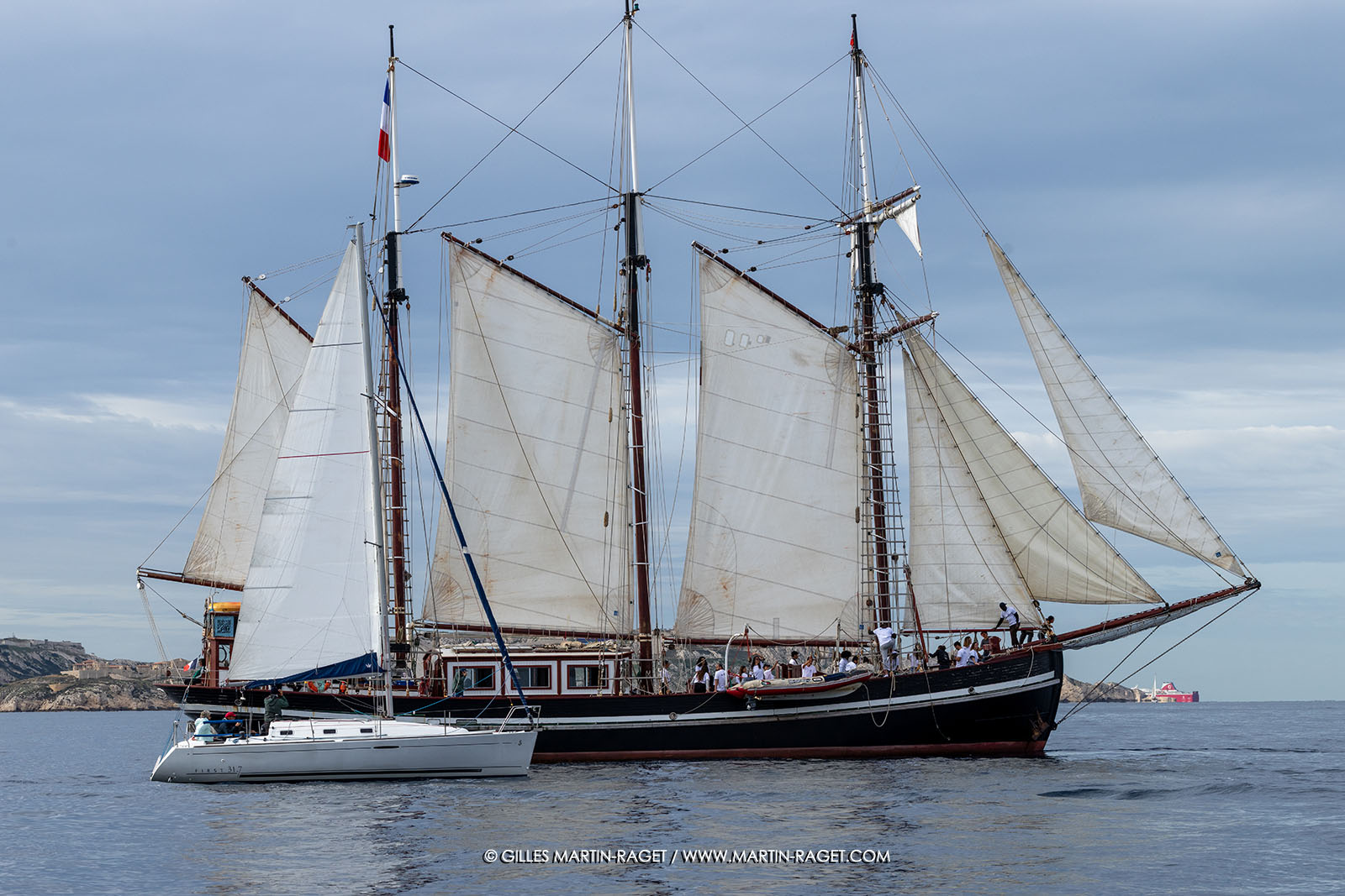 25 10 2025, Marseille (FRA), MED25 - Armada pour la Paix - Arrivée du Bel Espoir à Marseille