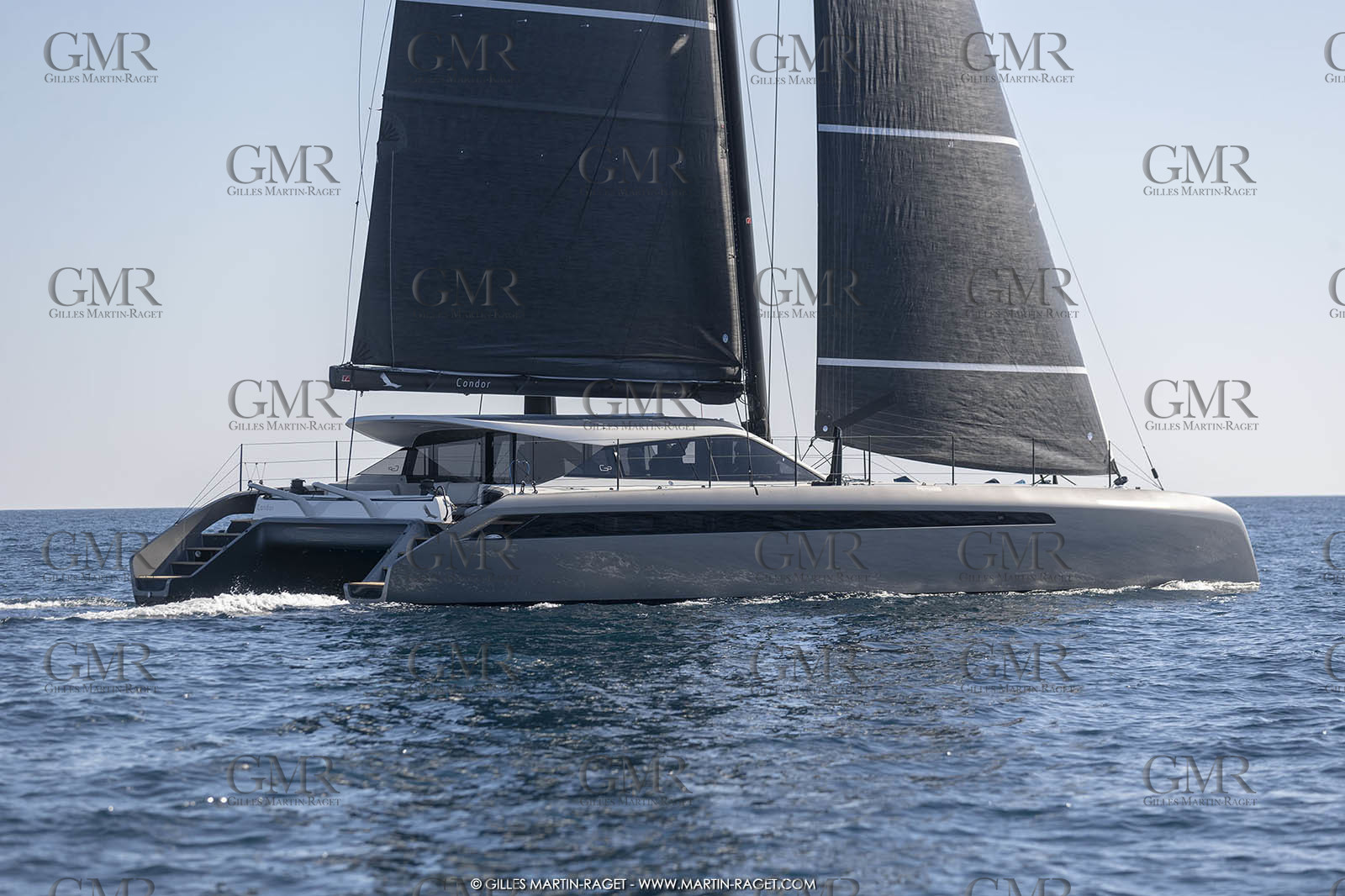 16 02 2019, Porquerolles (FRA,83), Gunboat 68 sail testing  3