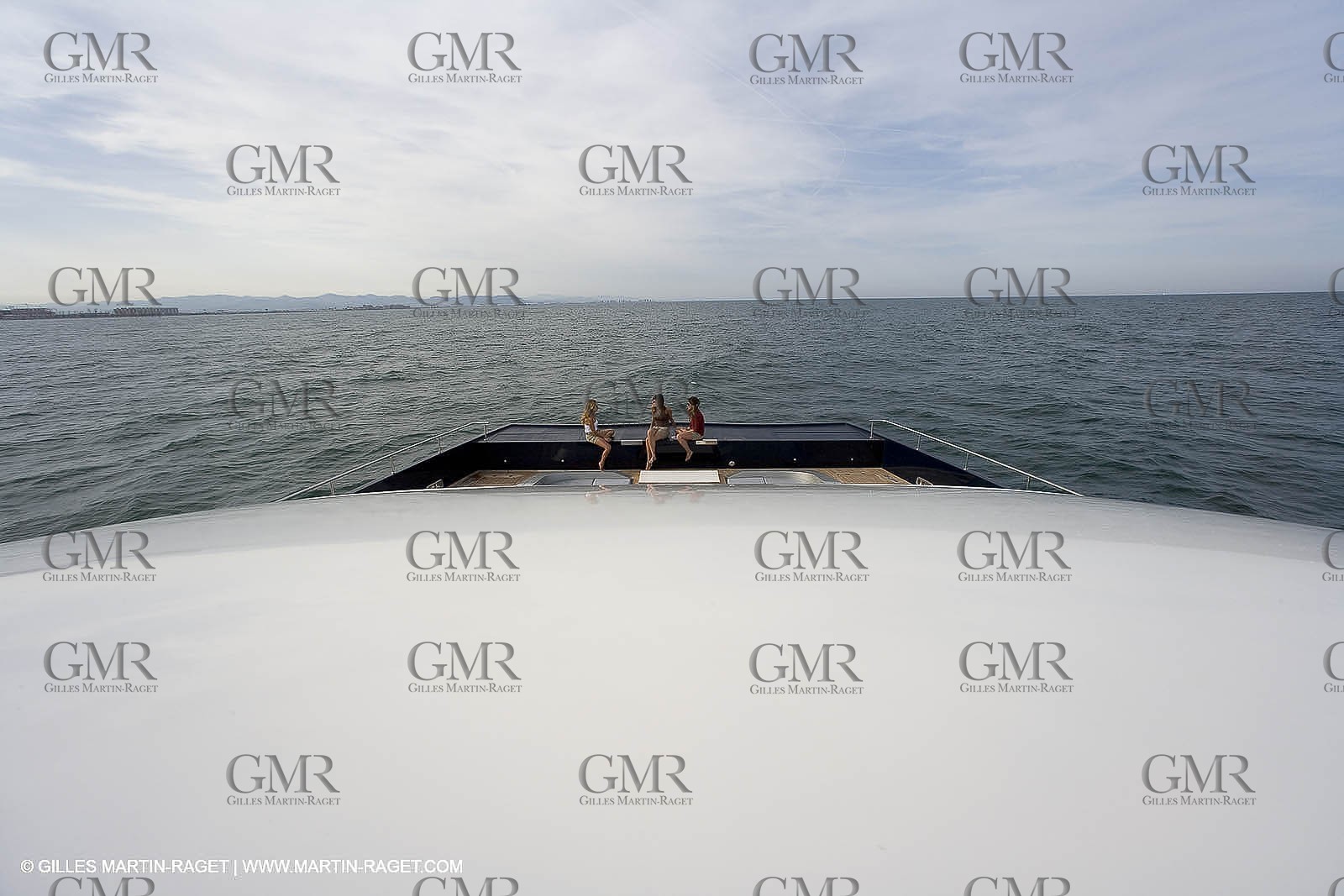 11 06 2007 - Valencia (Spain) - Super Yacht Catamaran Bradley, Gilles Vaton design built by H2X in la Ciotat (France)