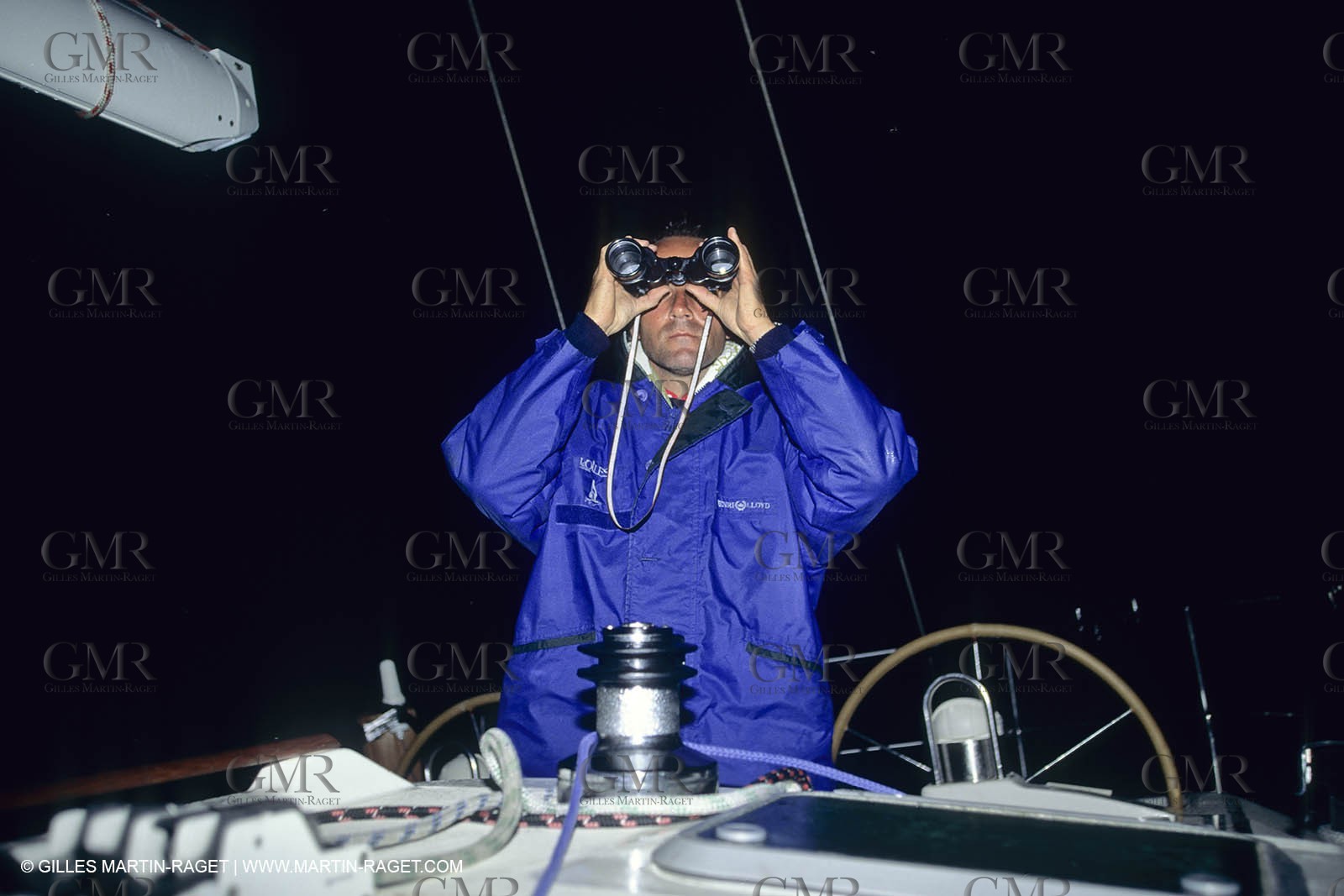Sailing, cruising, people, only one man