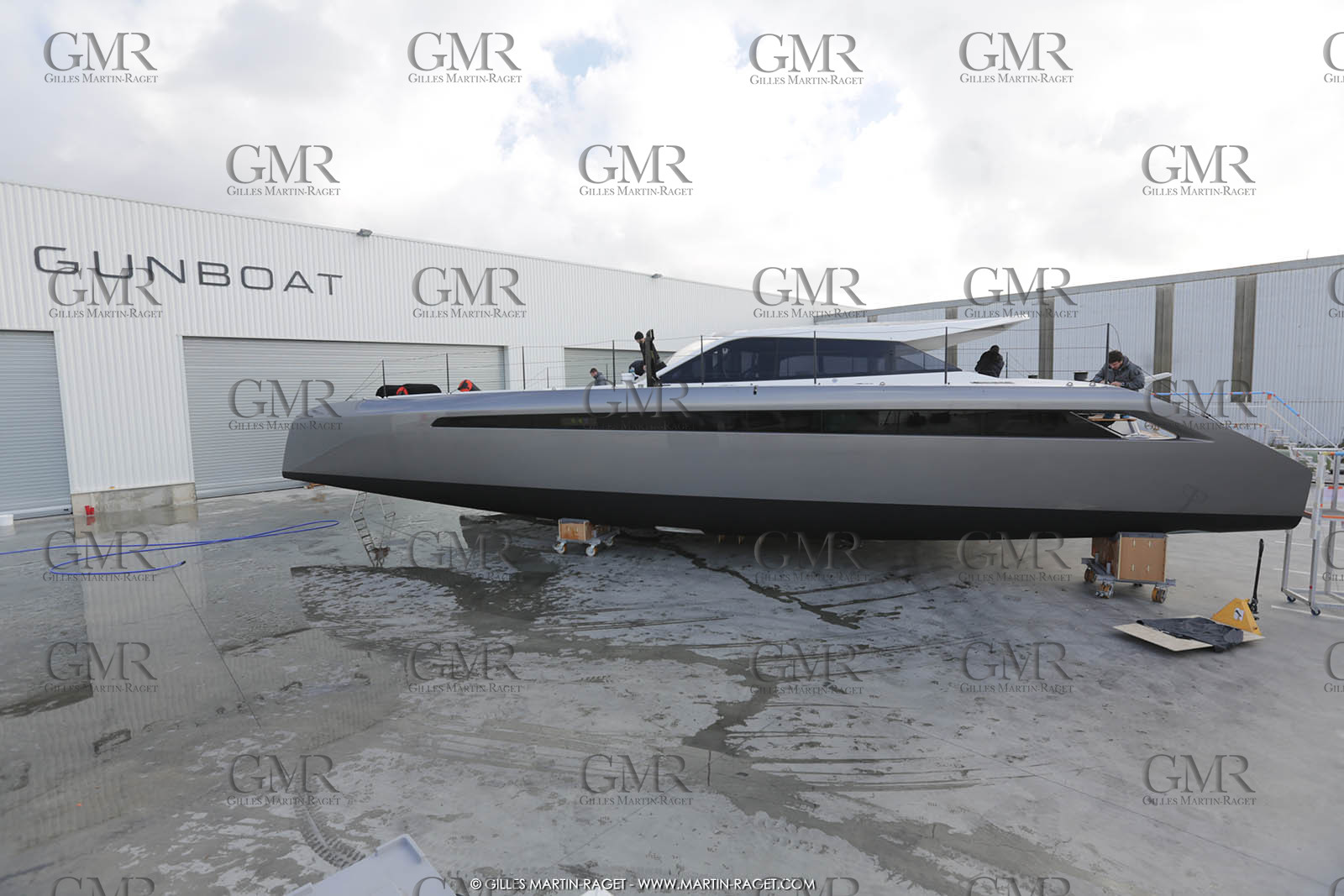 17 01 2018, La Grande Motte (FRA), Gunboat 68  1 launch