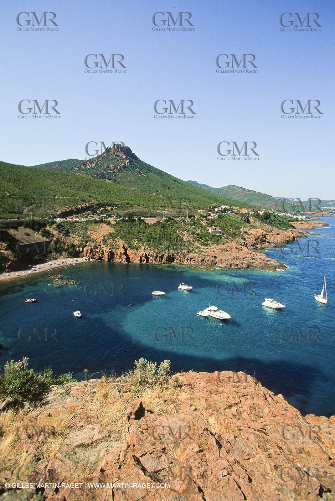 France - Côte d'Azur - Esterel cliffs