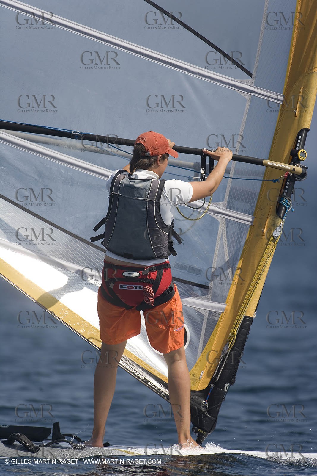 22 04 2007 - 2007 Semaine Olympique Française - Hyères (South of France) - Day 1 - Team France - RS:X - Picon Charline