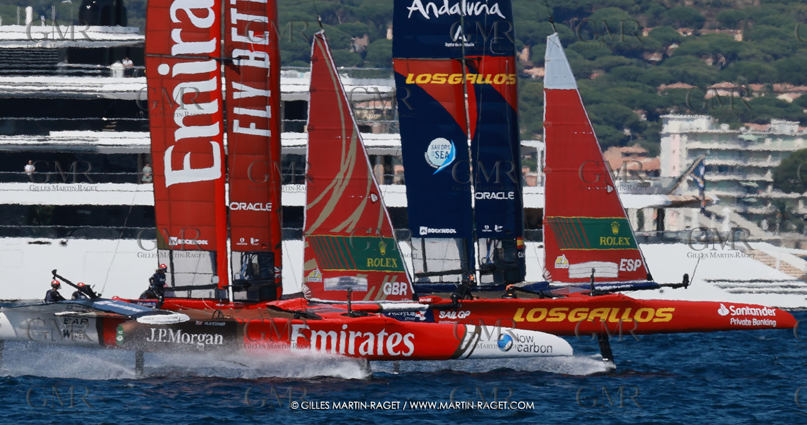 10 09 2025, Saint-Tropez,(FRA), Rockwool SailGP France Saint-Tropez, Race Day 1