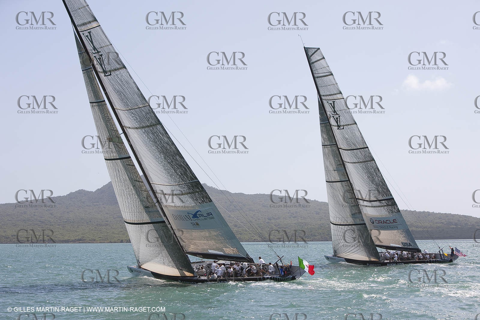 03 02 2009 - Auckland (NZL) -  Louis Vuitton Pacific Series -  Racing Day 4 - Round Robin 1