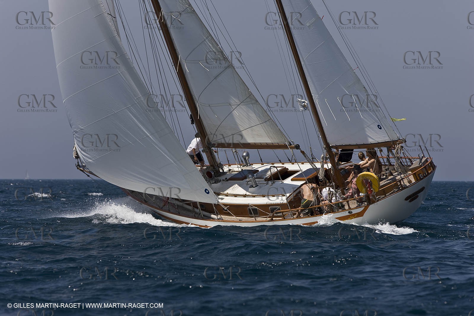 Sailing, Classic yachts, Voiles Vieux Port 2009, Marseille (FRA)