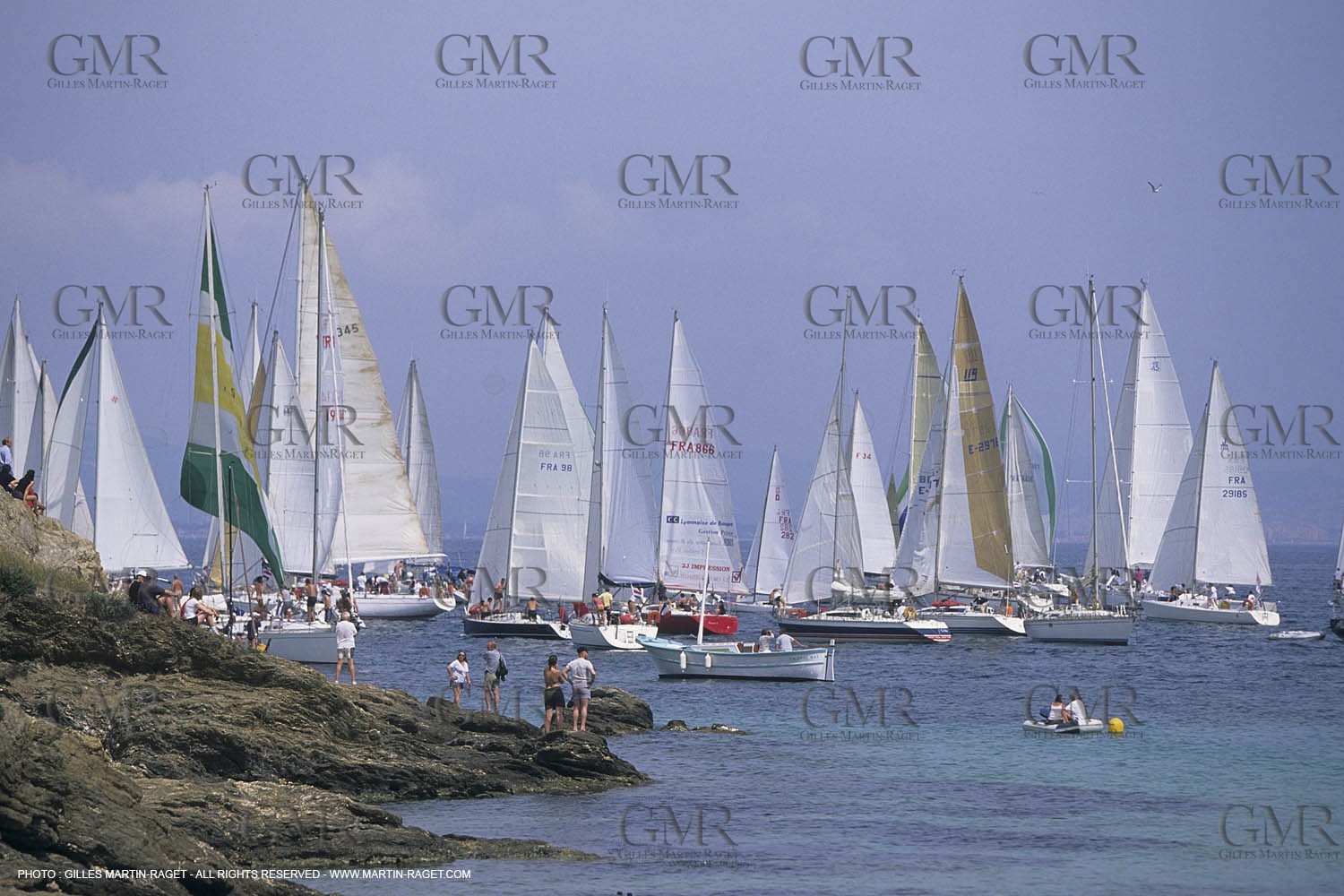 Yacht racing, Porquerolle's Cup , Porquerolles round the island race