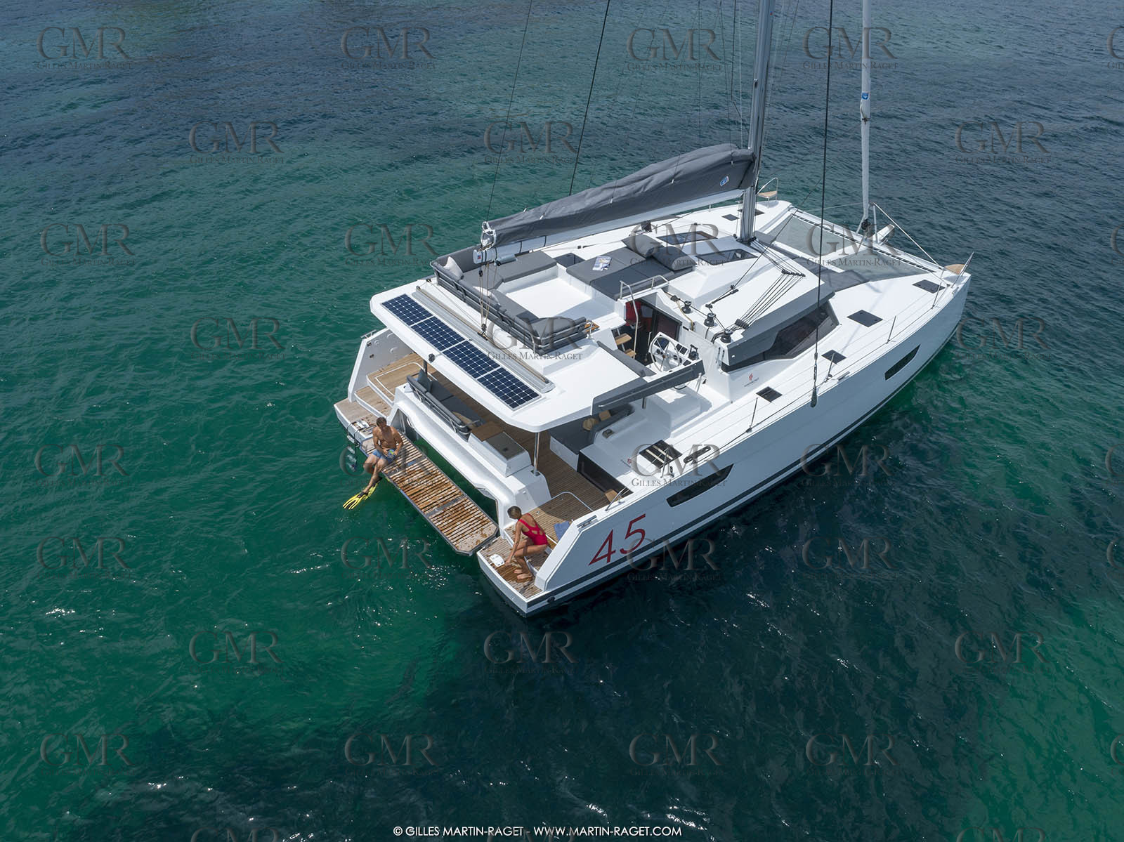 08 07 2019, Lagos (Portugal), Chantier Fountaine-Pajot, Fountaine-Pajot 45