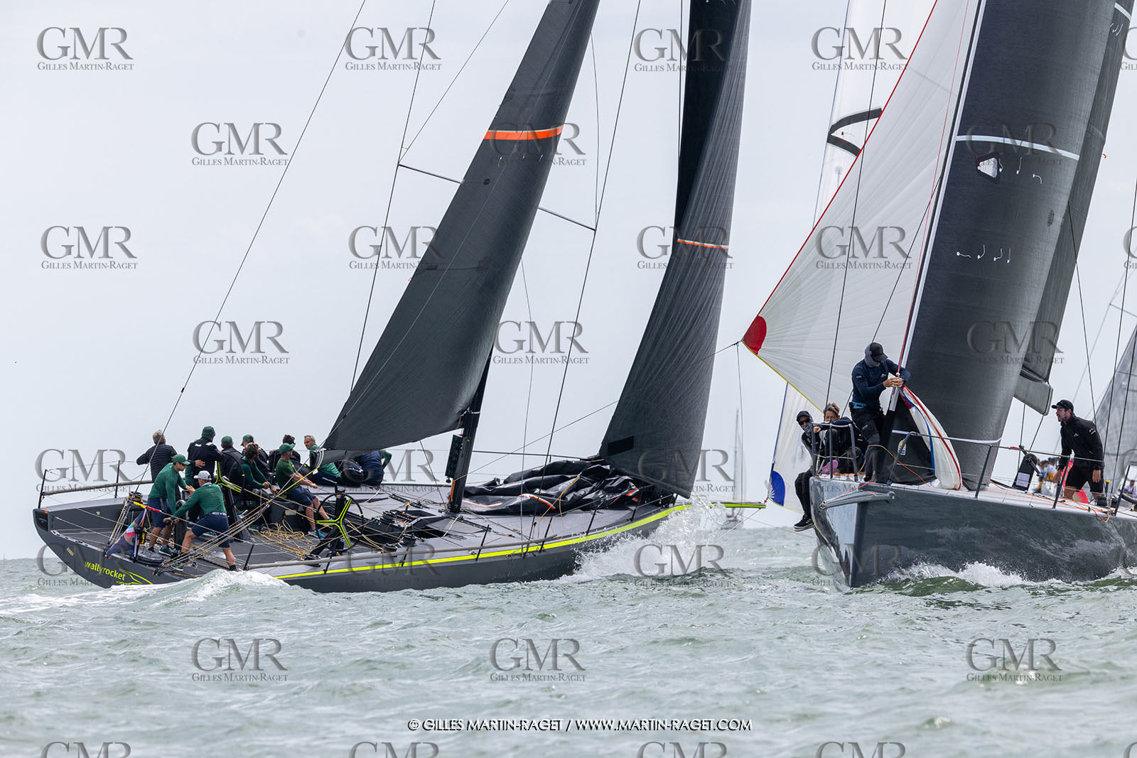 23 07 2025, Cowes (UK, IOW), Admiral's Cup 2025, Inshore racing Day 2, Django Wallyrocket 51, Yacht Club Costa Smeralda (ITA)