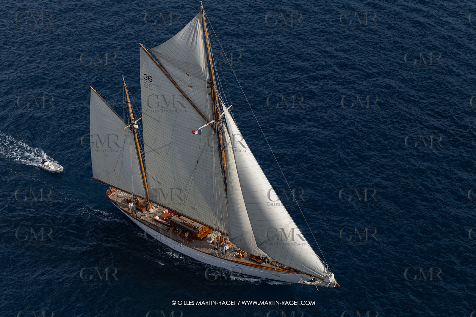 04 10 2025, Saint-Tropez (FRA), Les VoIles de Saint-Tropez 2025, Race Day 6