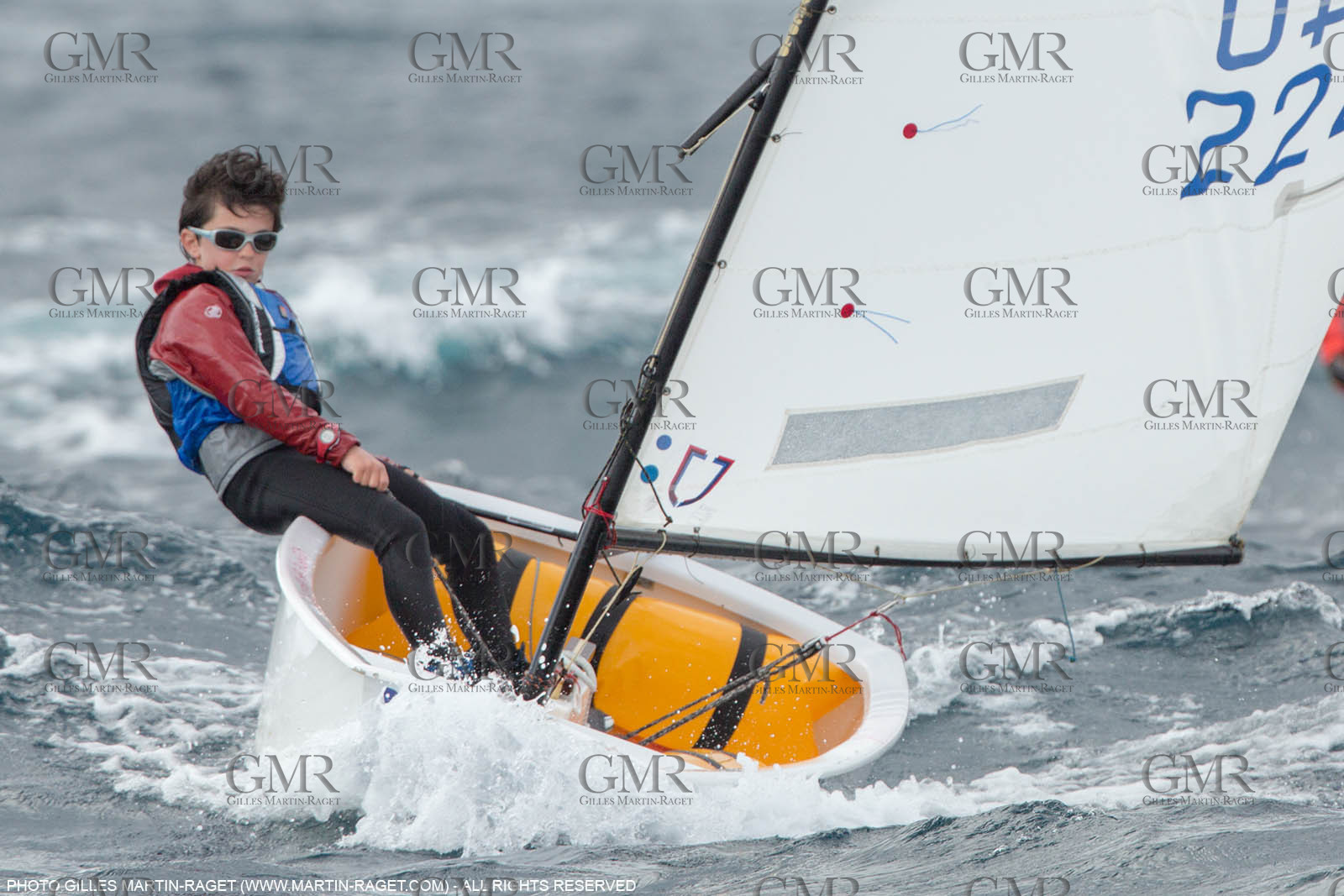 15 04 2016, Marseille (FRA,13), SNIM Dériveurs, Coupe Internationale de Printemps Optimist, Final Day