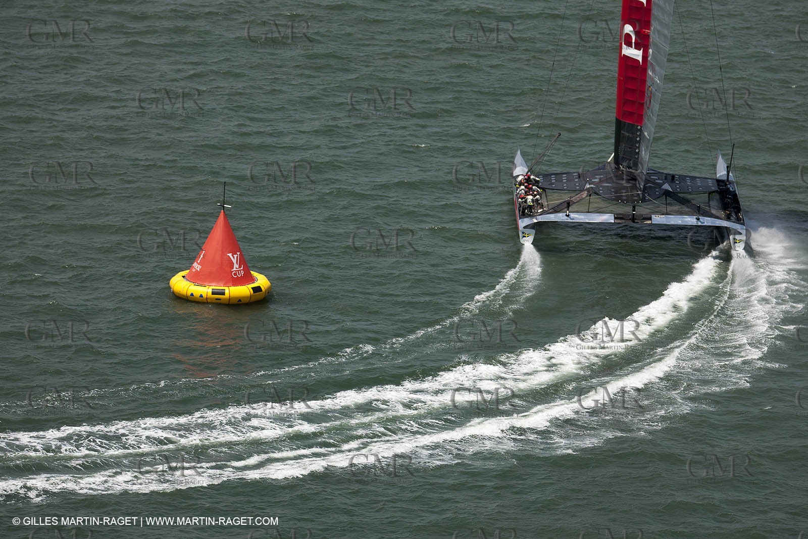 03 08 2013 - San Francisco (USA,CA) - 34th America's Cup - Louis Vuitton Cup - Semi-finals - Luna Rossa vs Artemis Racing - Race 1