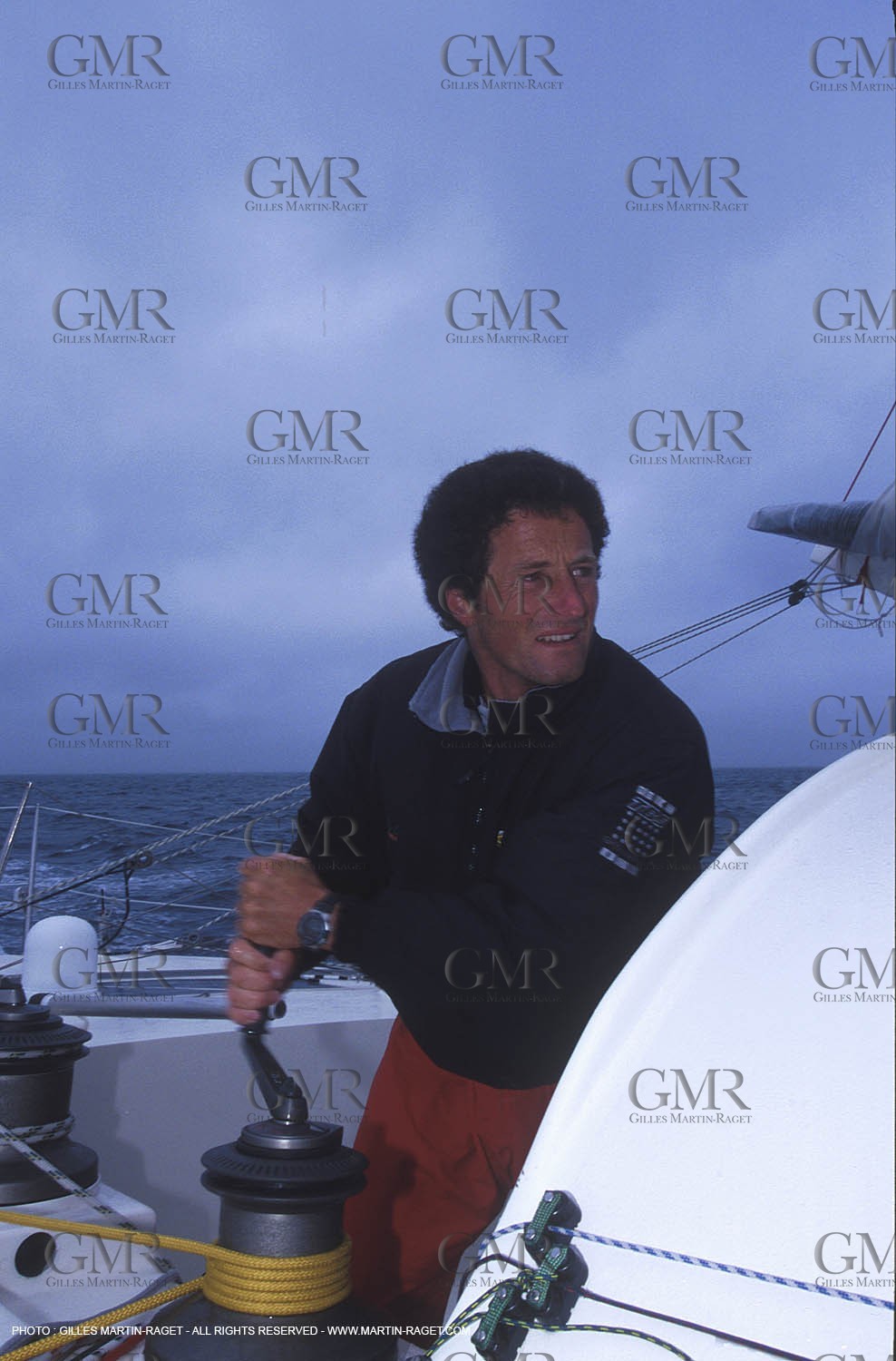 Vendée Globe 2000 - Arrival - Michel Desjoyeaux - Winner