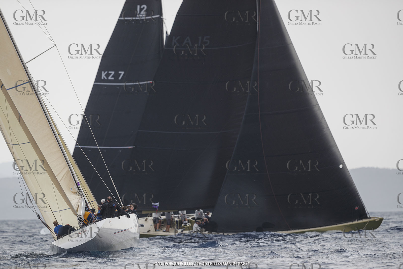 19 06 2024, Porquerolles Island (FRA), Championnat du monde des 12 m JI 2024, Race Day 1