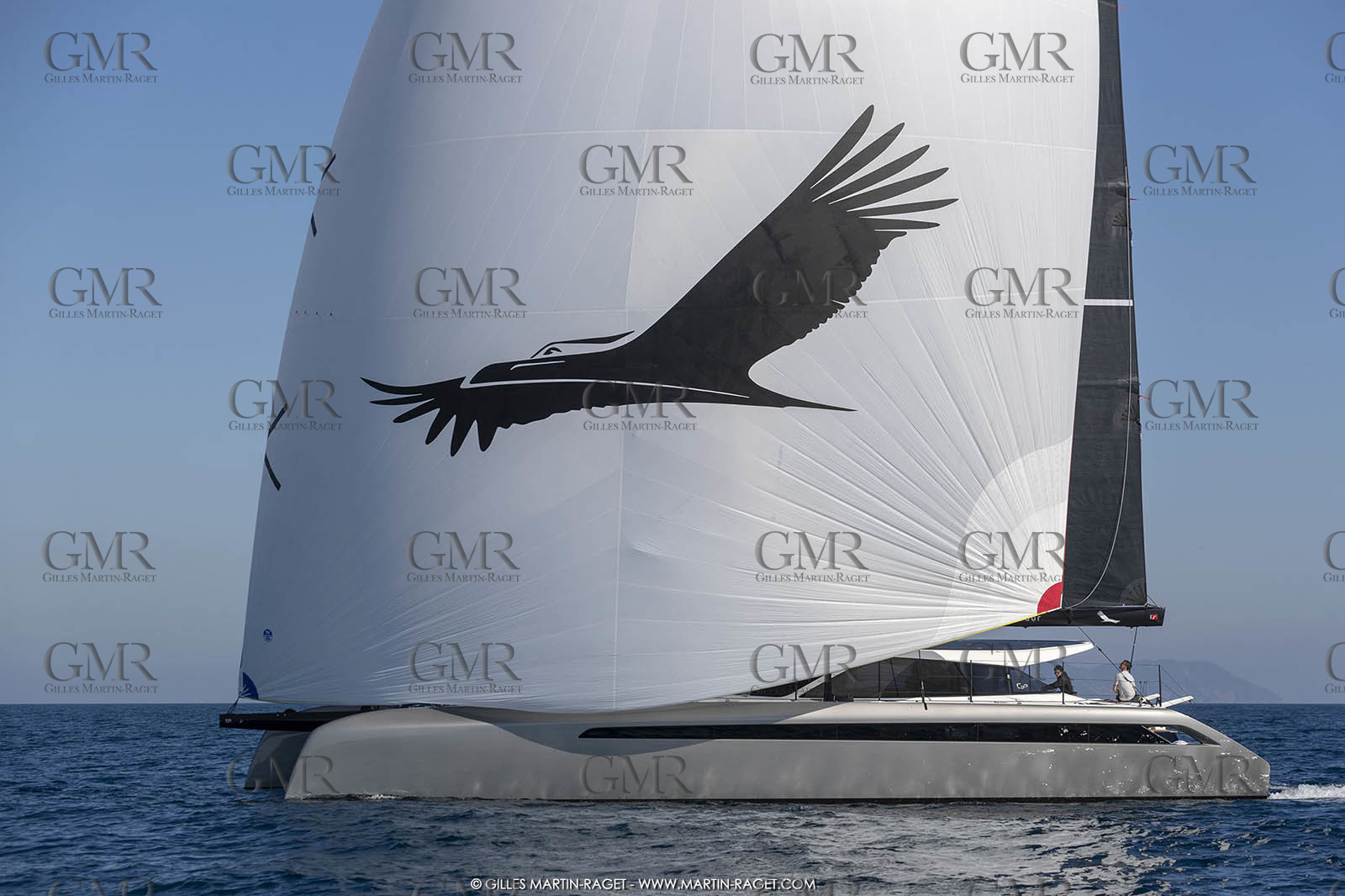 16 02 2019, Porquerolles (FRA,83), Gunboat 68 sail testing  3