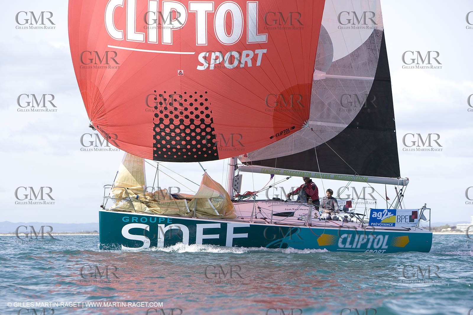 27 03 08- La Grande Motte- (FRA,34) Transat AG2R 2008- Jean-Paul Mouren- Laurent Pellecuer