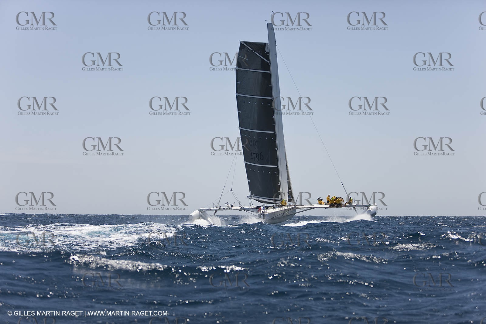 14 06 2008 - Toulon-Hyères (FRA,83) - 50 knots record attempt trials by l'Hydroptère
