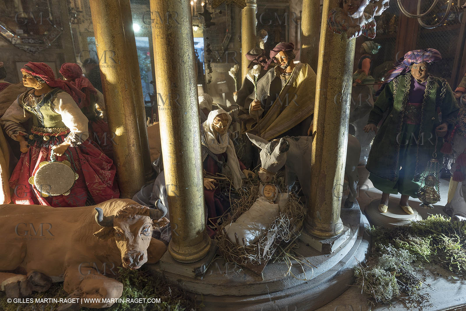 27 01 2018; L'isle sur Sorgue (FRA; 84); Les antiquaires; Crèche et santons de Jean-Jacques Bourgeois