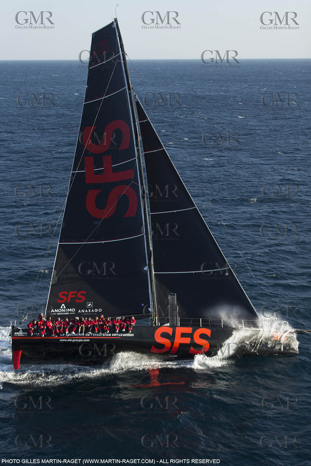 24 mars 2016   Marseille (FRA,13), SFS II (skipper Lionel Péan), dernière sortie d'entraînement avant la SNIM