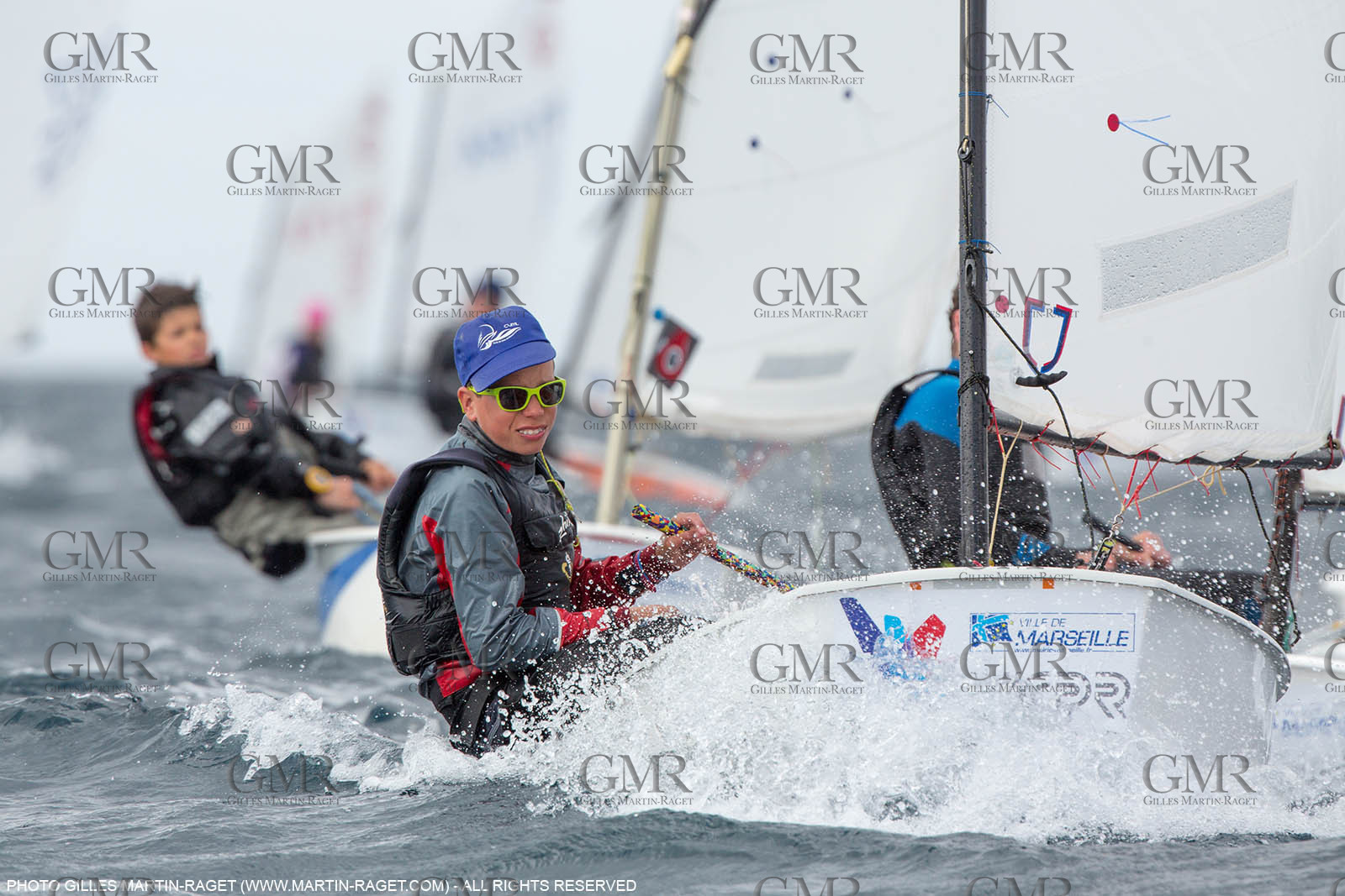 15 04 2016, Marseille (FRA,13), SNIM Dériveurs, Coupe Internationale de Printemps Optimist, Final Day