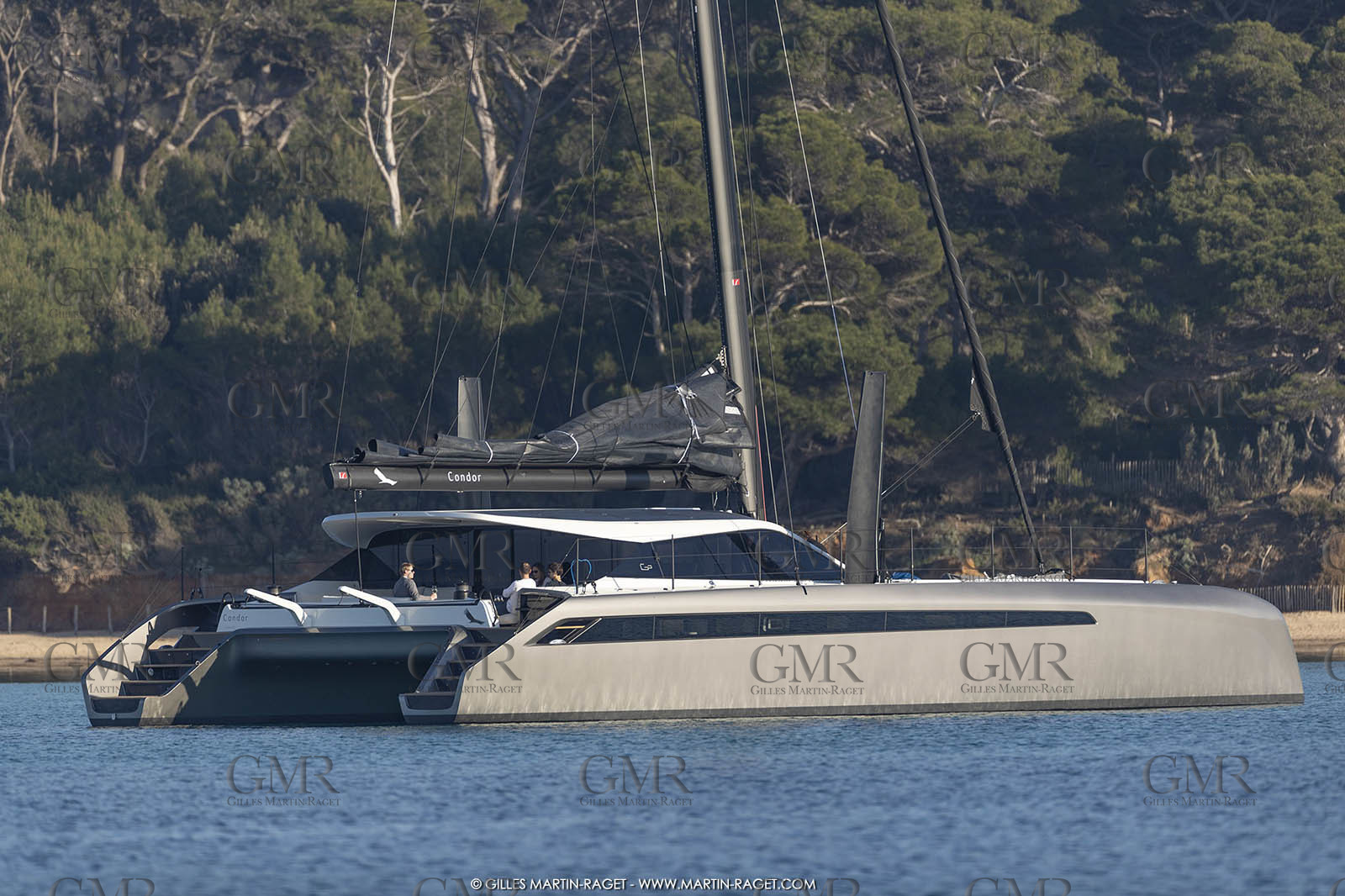 16 02 2019, Porquerolles (FRA,83), Gunboat 68 sail testing  3