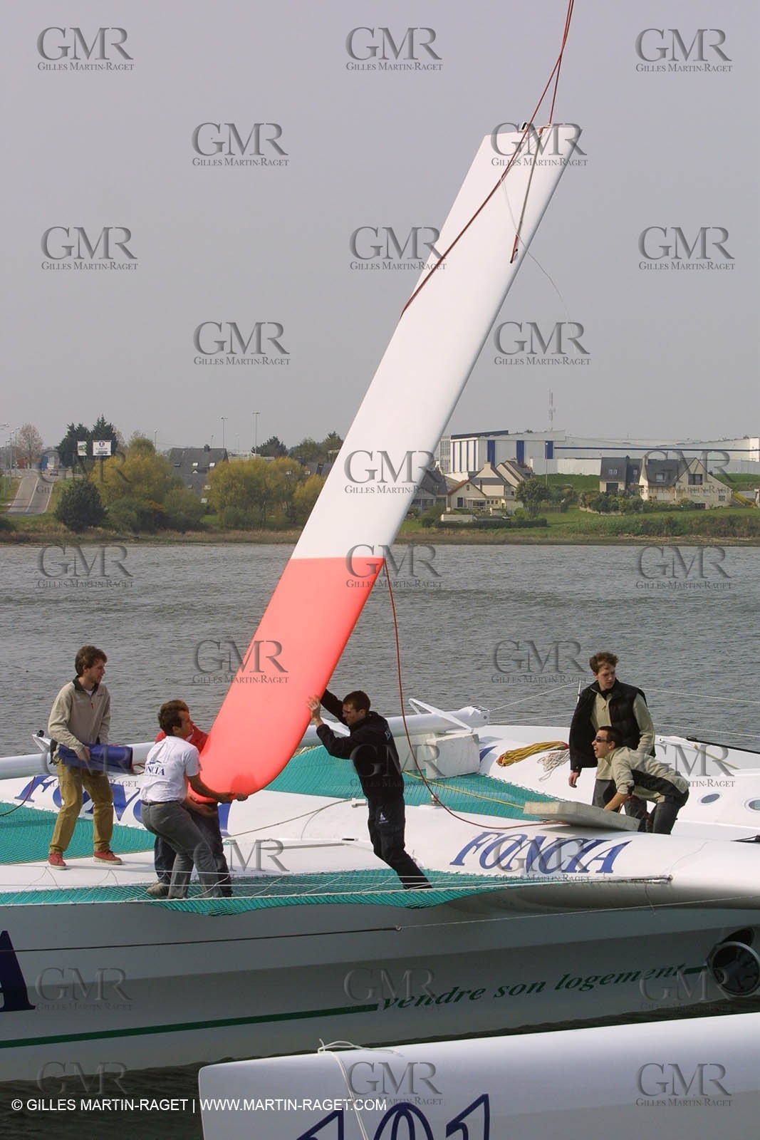 ORMA 60' Trimaran Foncia 2 - Alain Gauthier - Boat building - Boat yard