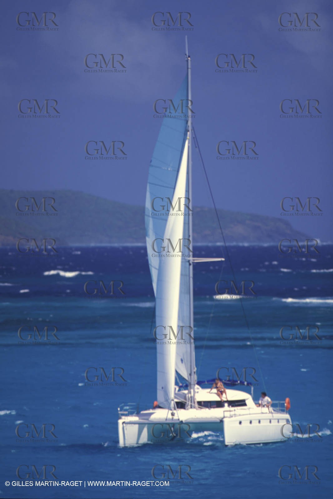 Cruising multihull sailing