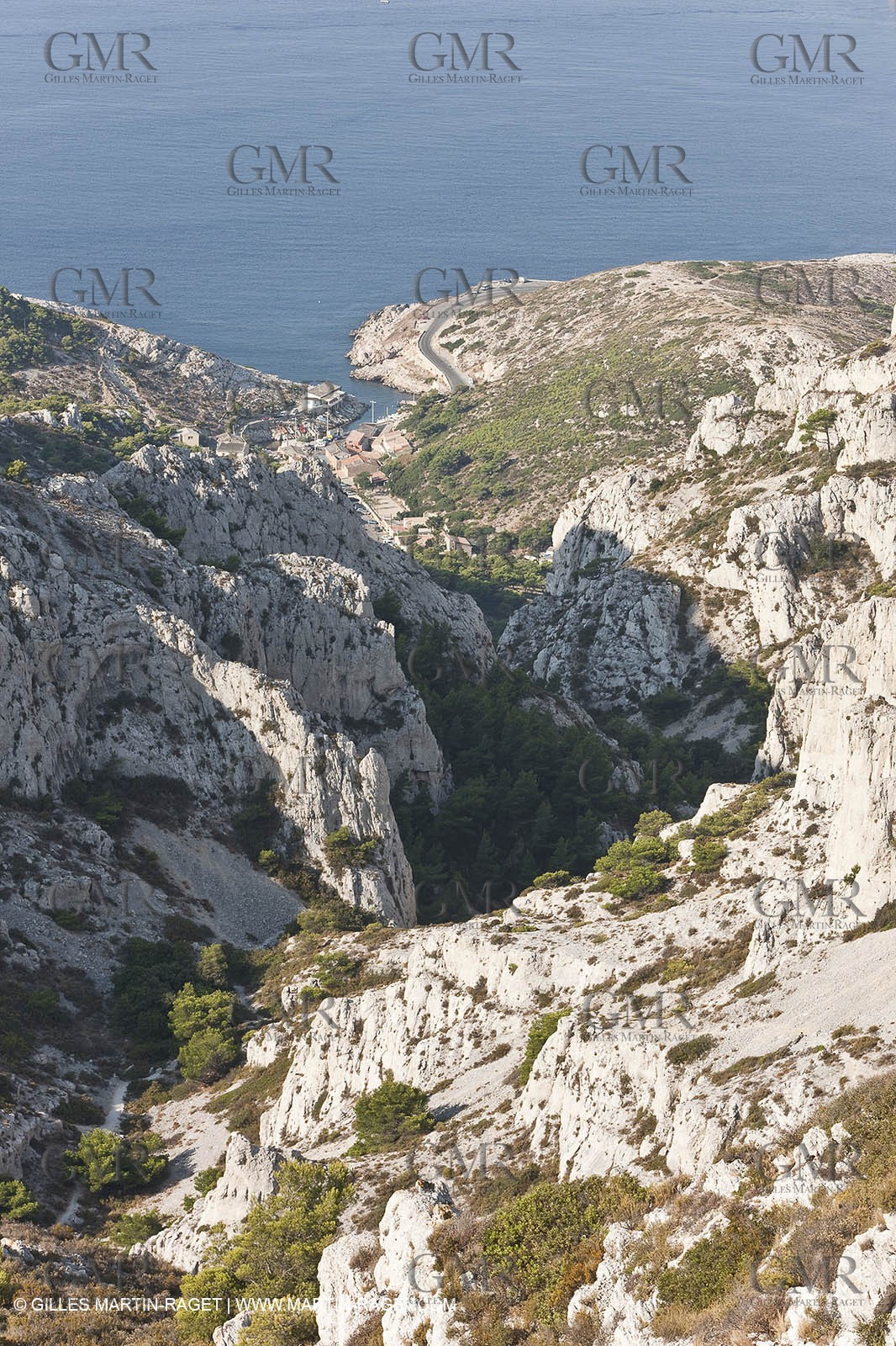 10 09 2009 - Marseille (FRA, 13) - Les Calanques - Massif de Marseilleveyre- Vallon de Mougranier -Vallonl Saint Michel - Callelongue