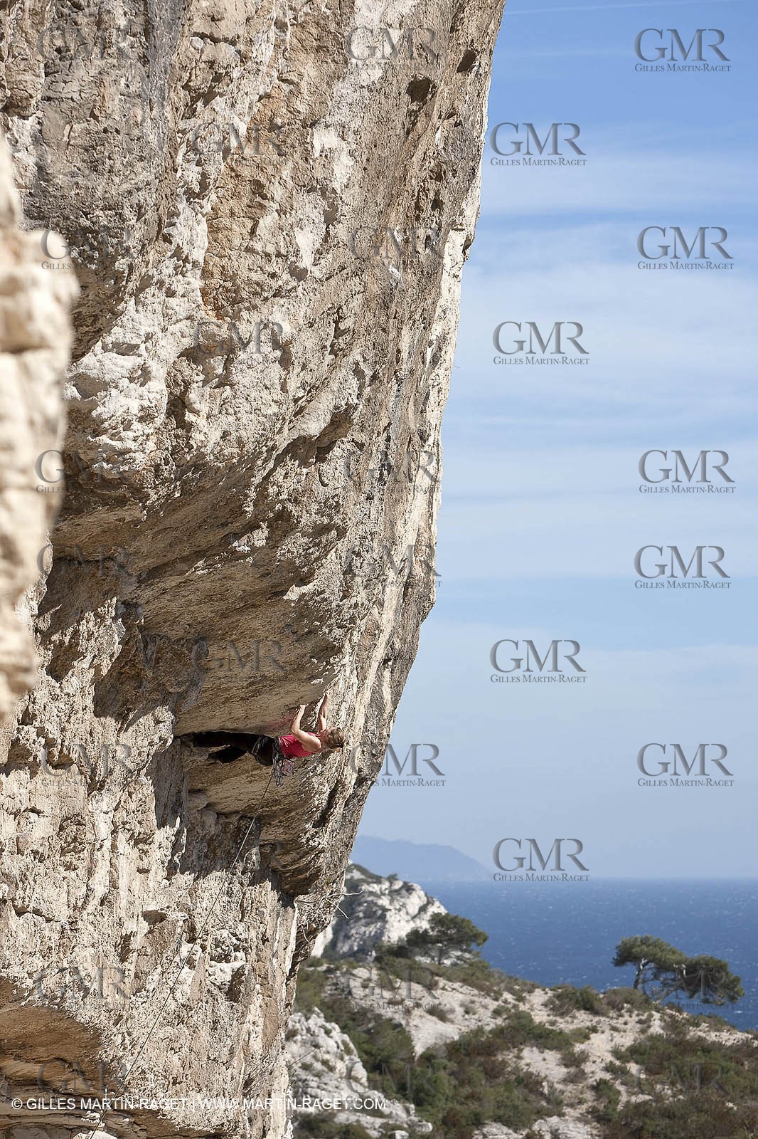 26 03 2009 - Marseille (FRA, 13) - Les Calanques - Sugiton - Les toits cliff