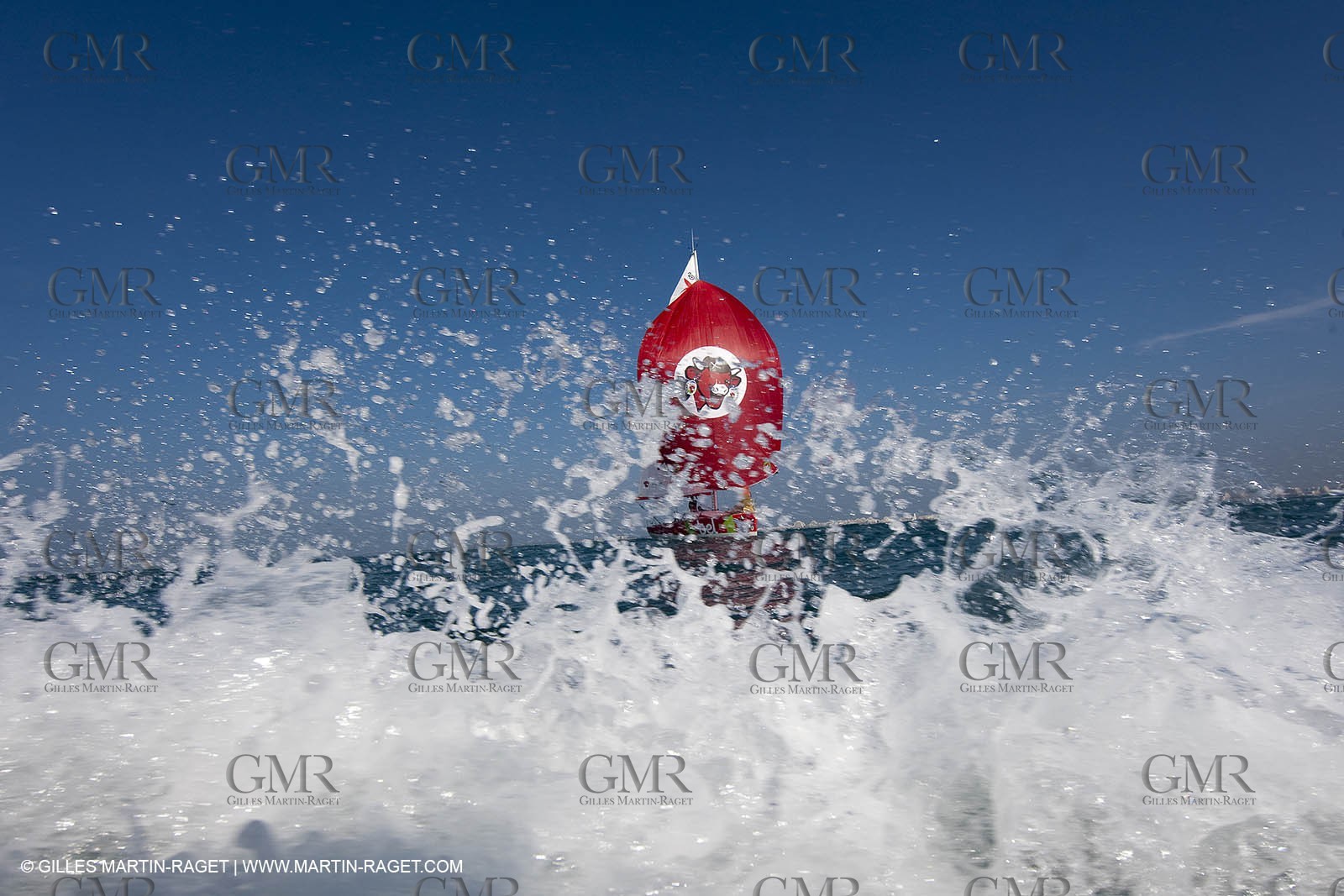 13 03 2010 -  La Grande Motte   Port Camargue (FRA) - Groupe Bel - Kito de Pavant   Sebastien Audigane training for Transat AG2R