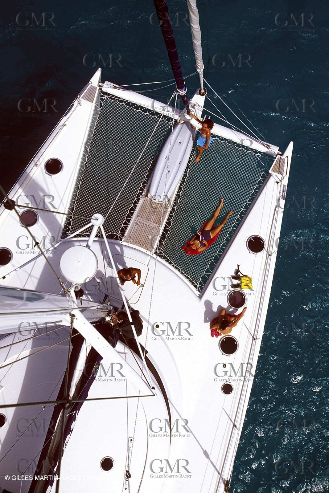 Cruising multihull mooring
