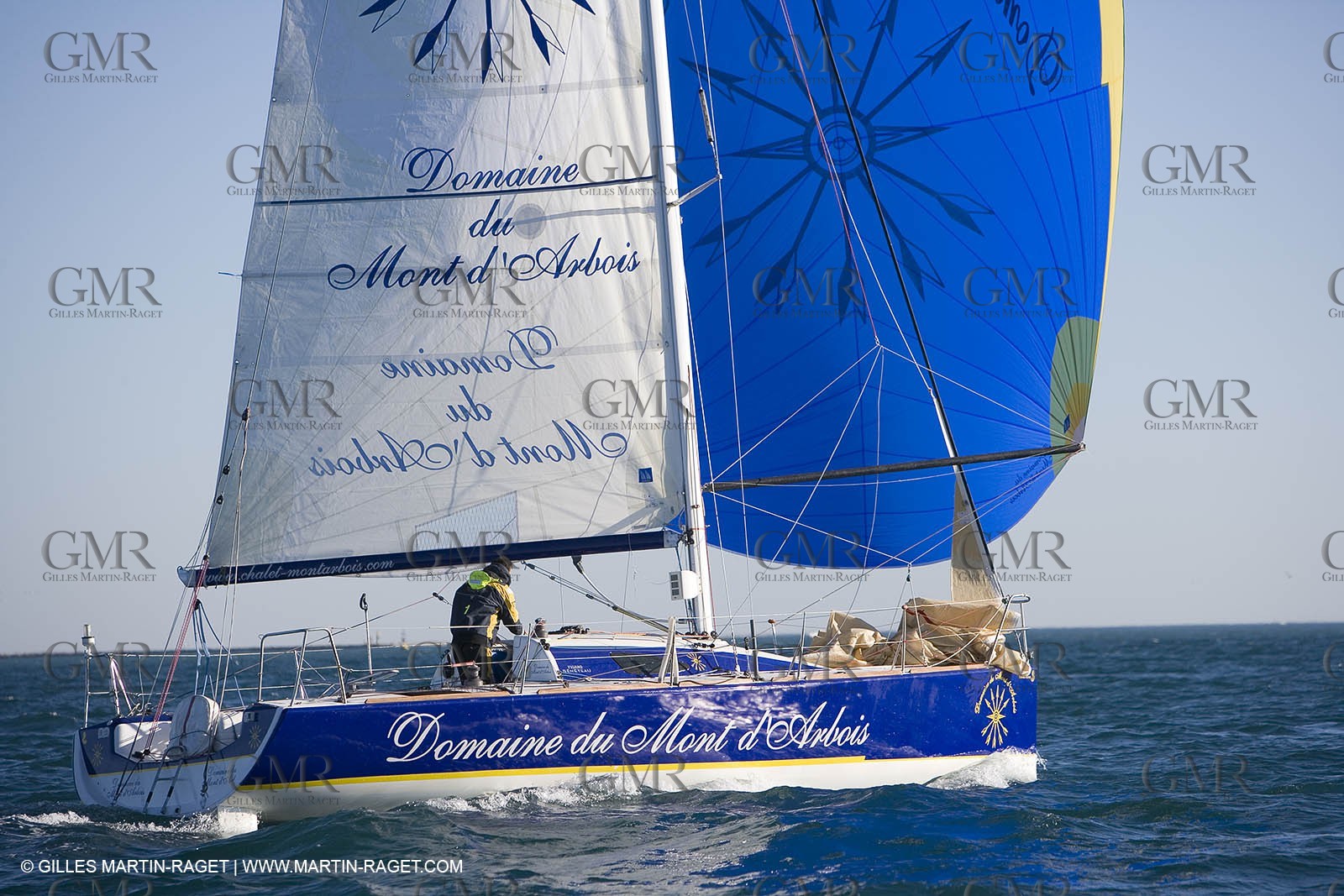 15 02 2007 - La Grande Motte (FRA) - Onedesign Figaro II - Thierry Duprey du Vorsent (Domaine de Monts d'Arbois)