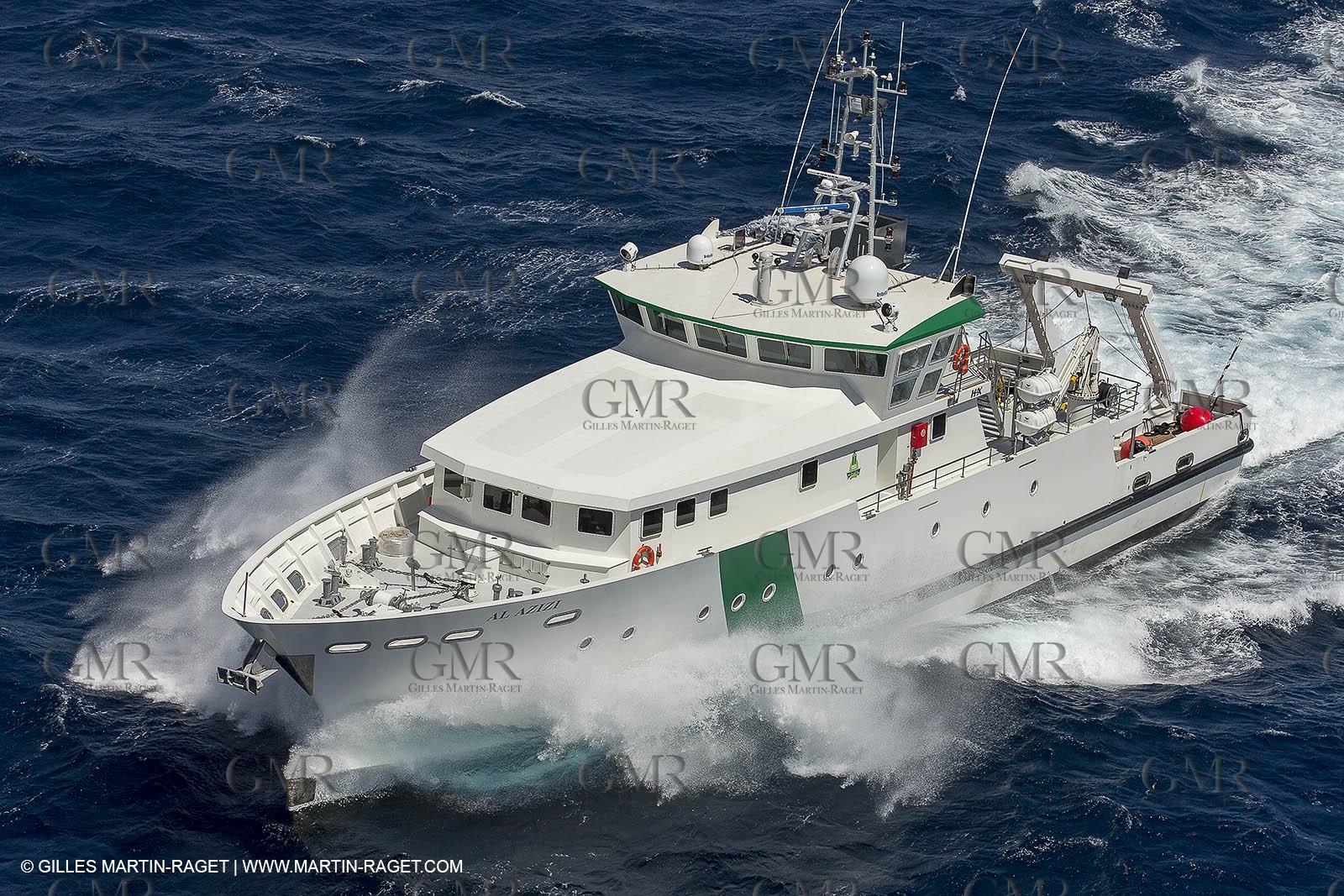 Al Azizi -  H2X boatyard - Oceanographjic research ship - Sea trials off La Ciotat (FRA,13) - 29 07 2014