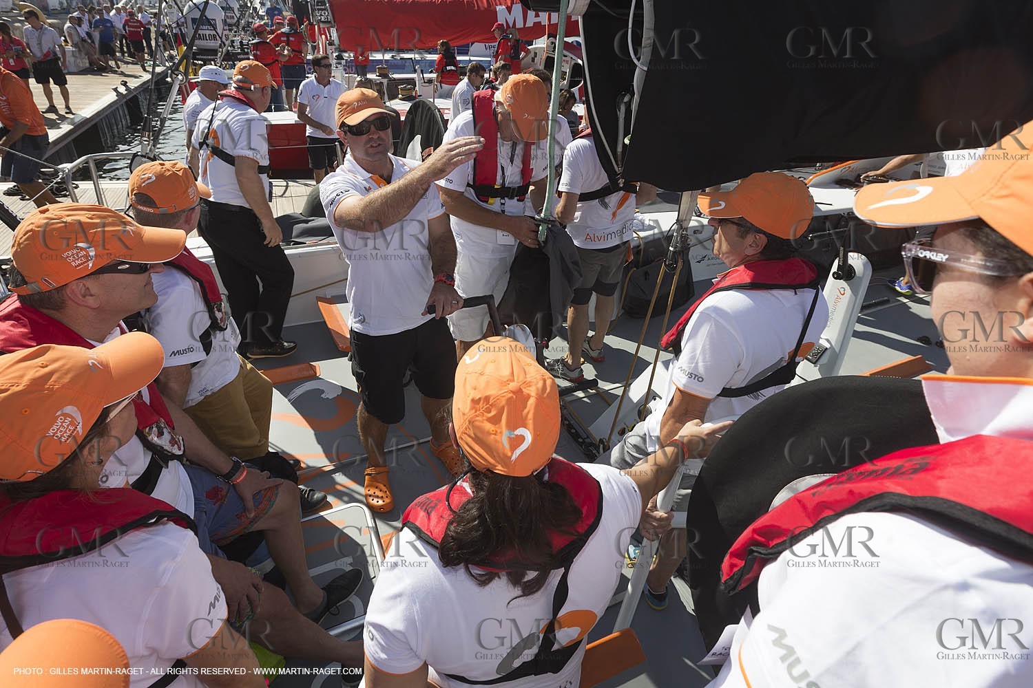 10 10 2014, Alicante (ESP), Volvo Ocean Race 2014-15, Team Alvimedica, Pro-Am race