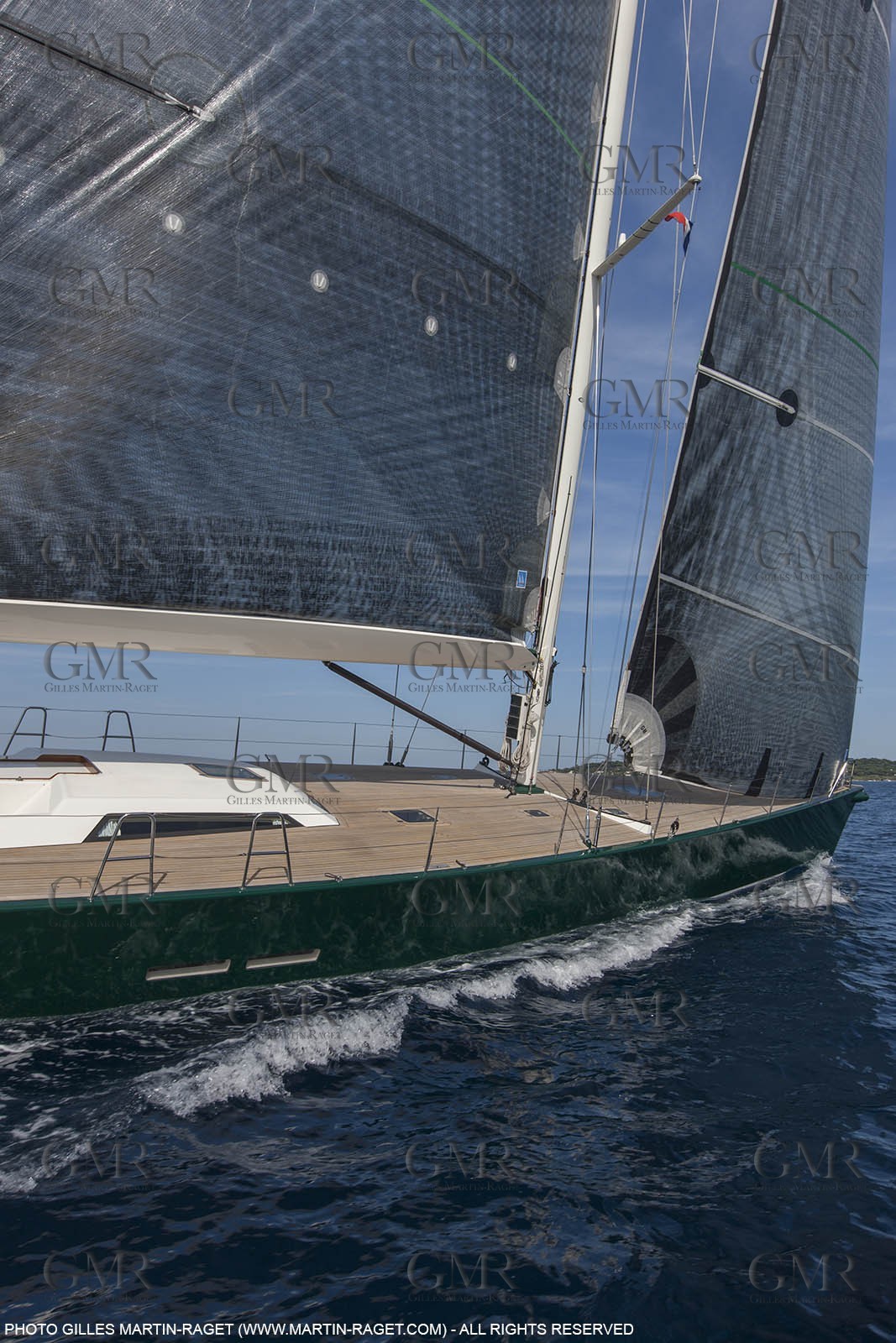 25 06 2015, Saint Tropez (FRA,83) , Sailing, Super yachts, Wally, Genie of The Lamp
